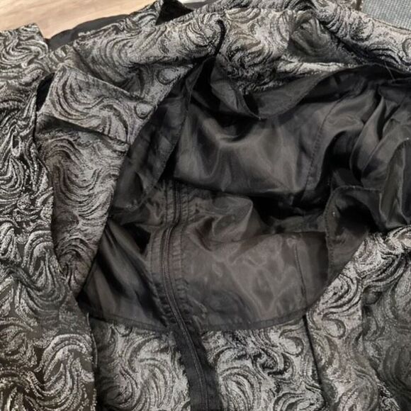 Vintage Y2K Evan Picone Belted Black Label Dress Size 12 Magic Witchy Whimsical - Picture 9 of 14